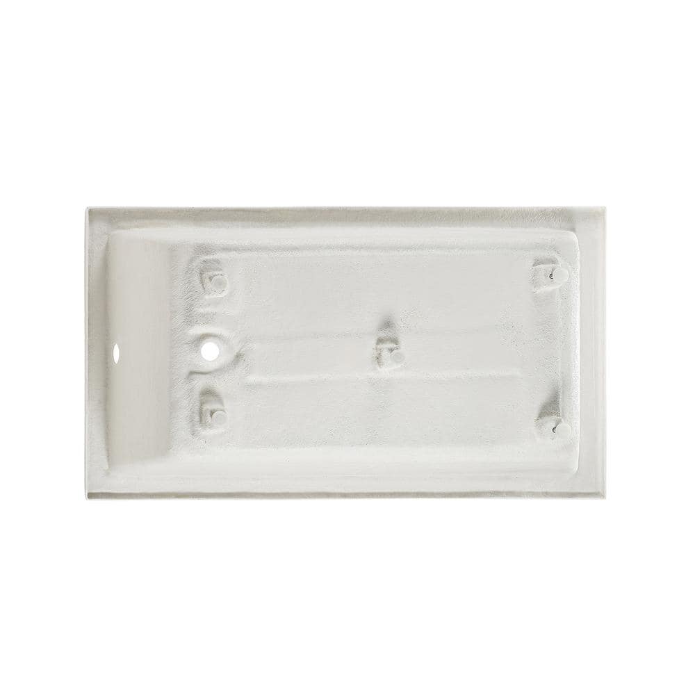 Voltaire 60" White Acrylic Drop-In Bathtub