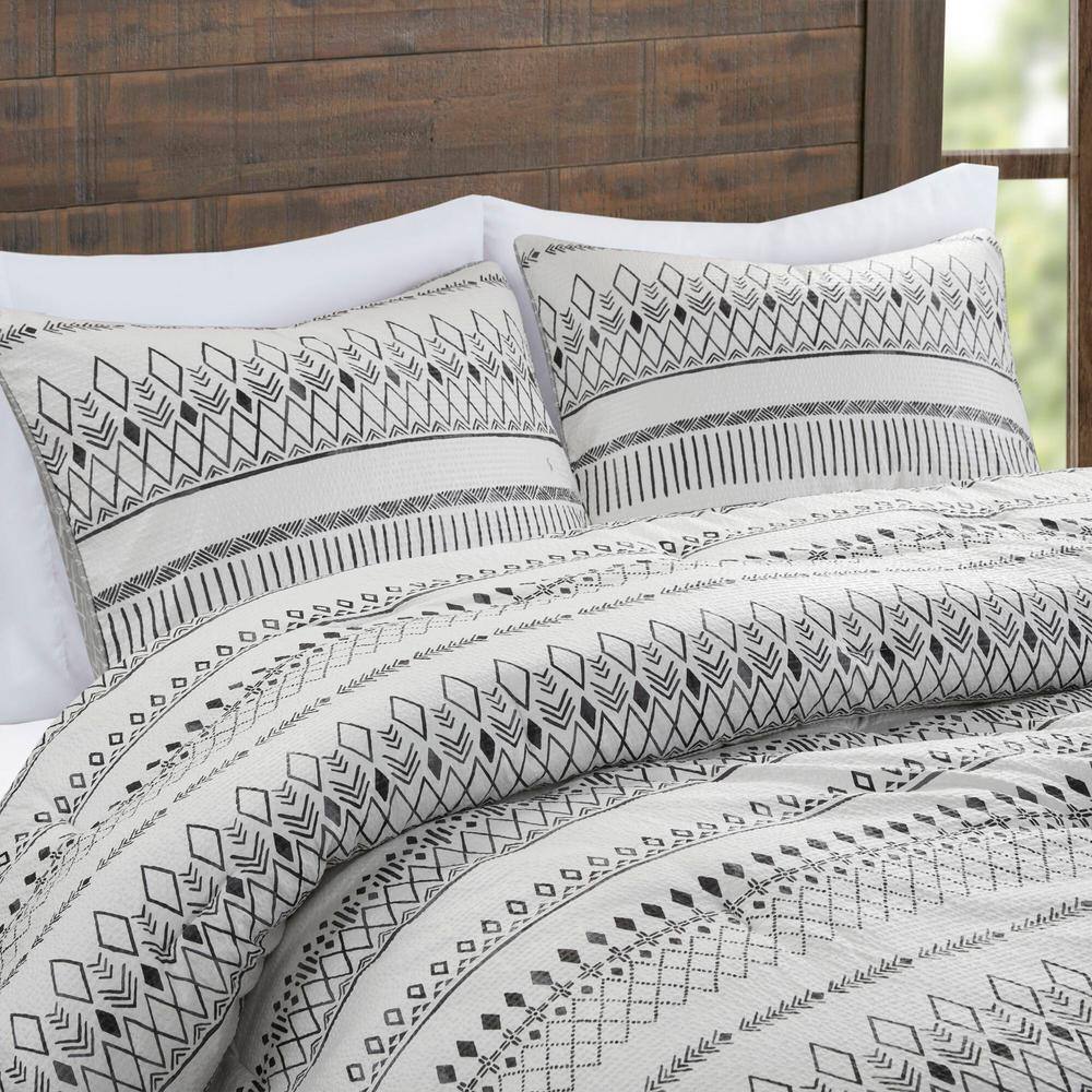 King Blue Microfiber Reversible Comforter Set with Decorative Pillows