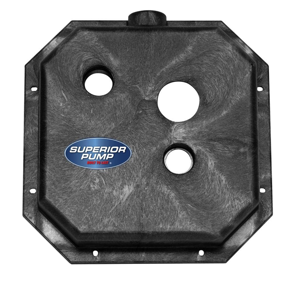 Compact Black Cast Iron Remote Sink Drain Pump System