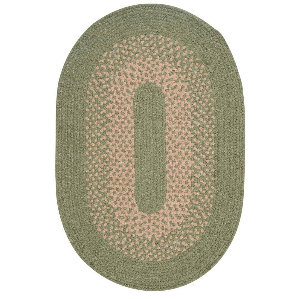 Home Decorators Collection Portland Palm 2 ft. x 3 ft. Oval Braided Area Rug -  JK60R024X036