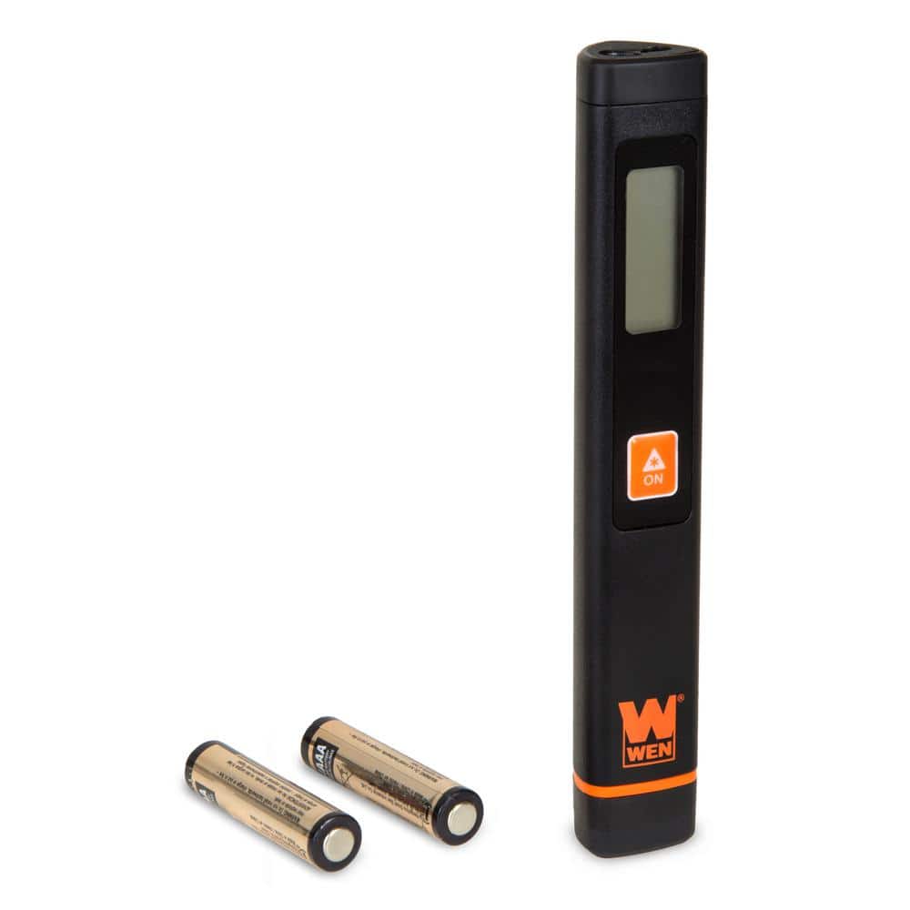 Black Pocket Laser Distance Measure with 32-Foot Range