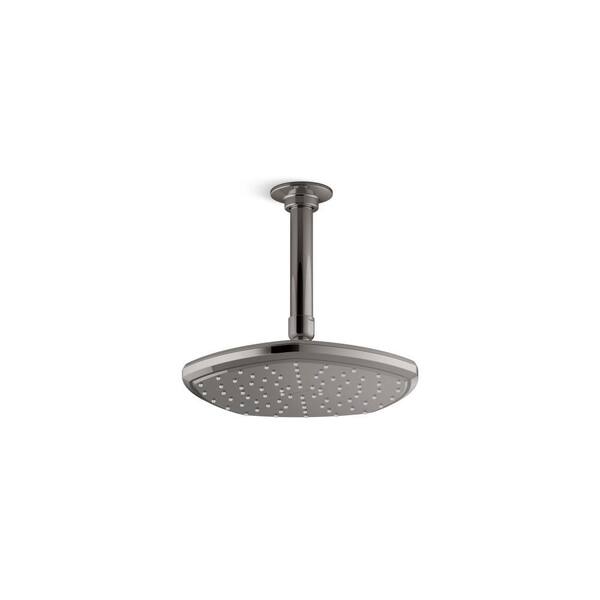 KOHLER Occasion 1-Spray Patterns with 1.75 Gpm 8.25 in. Wall Mount Fixed Shower Head in Polished Chrome