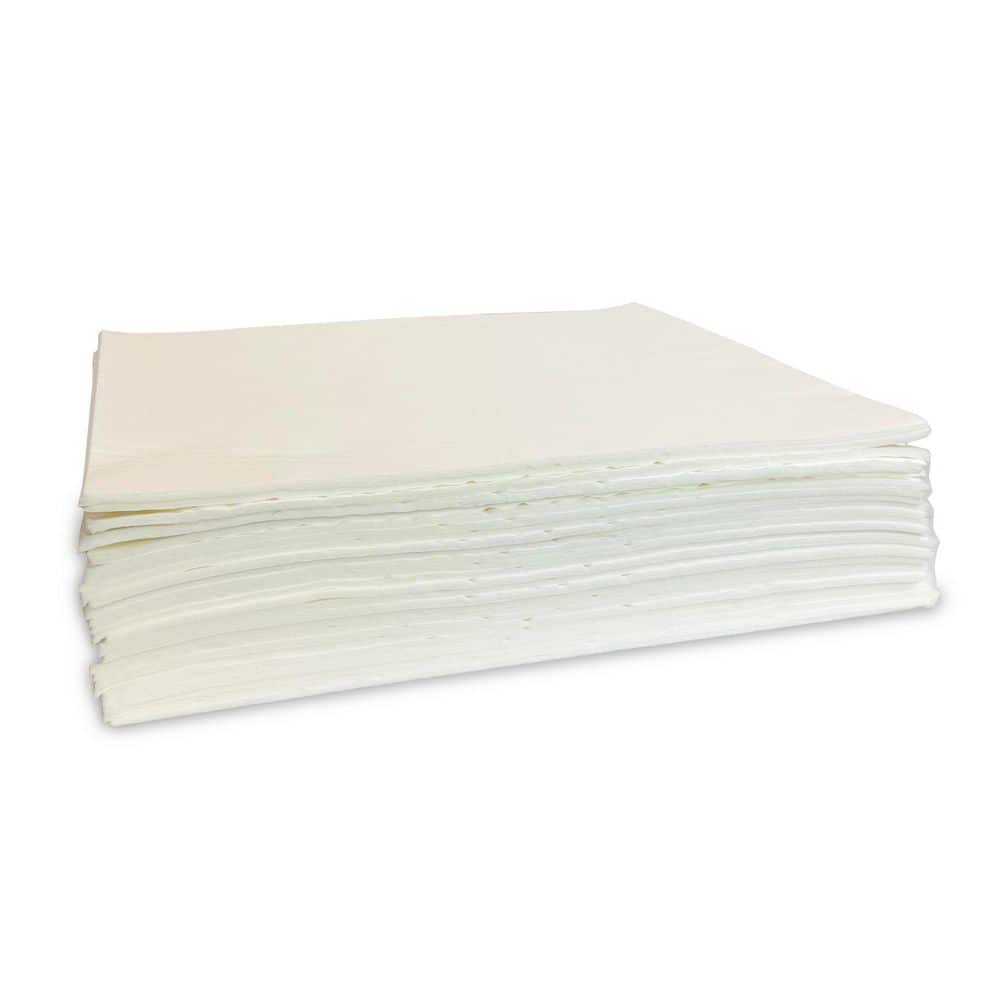 Mighty Mats 16in x 18in Heavy Duty Absorbent Pads Absorbs Water, Oil, Fuel, Chemicals, Flood Water & Paint (25-Pack) price history on PriceWatchPro
