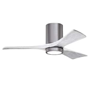 Irene-3HLK 42 in. Integrated LED Indoor/Outdoor Pewter Ceiling Fan with Remote and Wall Control Included