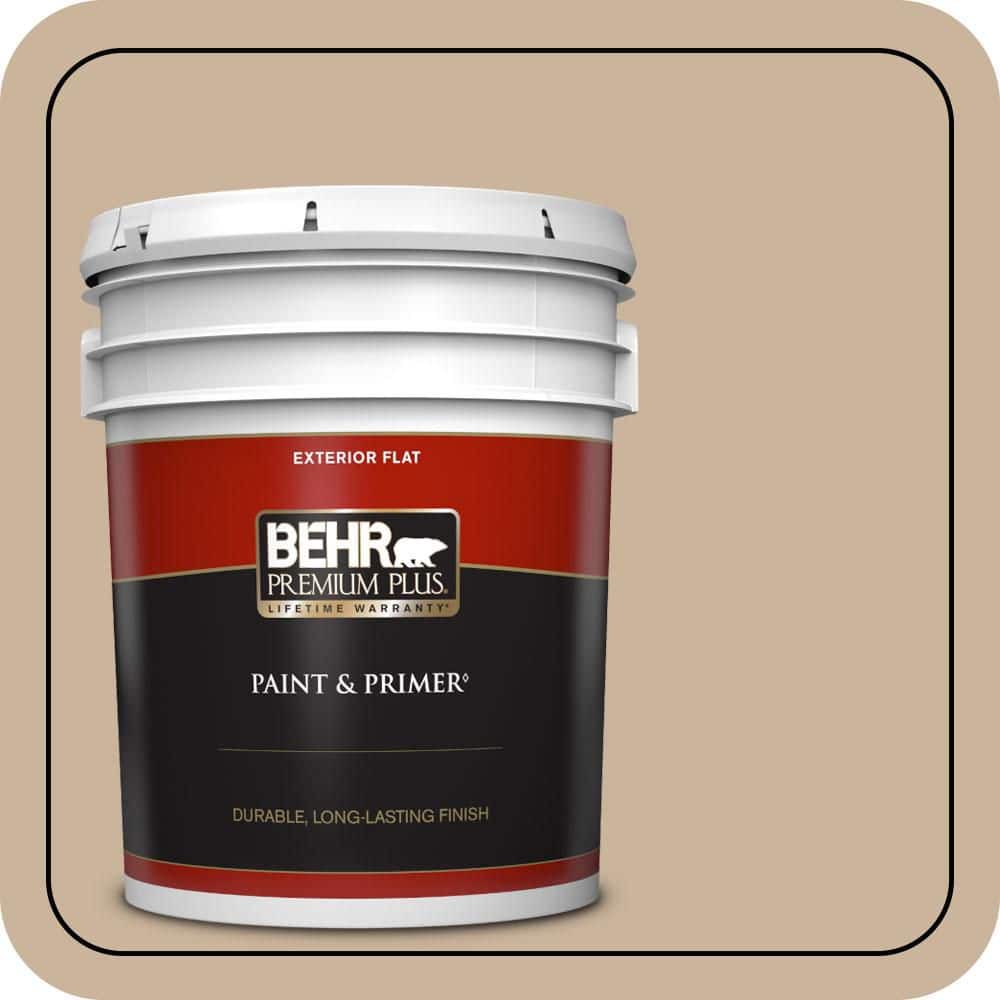 5 gal. #PPU4-07 Mushroom Bisque Flat Exterior Paint & Primer price history on PriceWatchPro