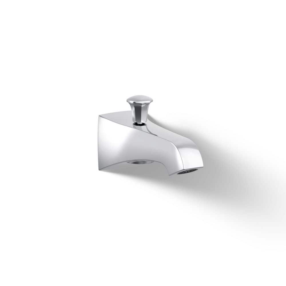 Memoirs Wall-Mount Diverter Tub Spout in Polished Chrome