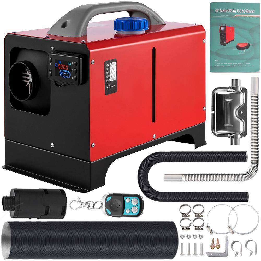 VEVOR Parking Heater with Black LCD 17060 BTU Diesel Air Heater with Remote  Control Diesel Heater for Car ZCJRQXK5KWDFKYJKGV0 - The Home Depot