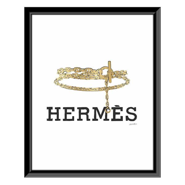 Fashion Designer Glam Jewelry by Fairchild Paris 1-Piece Framed Graphic Print Abstract Poster Art Print 18 in. x 14 in.