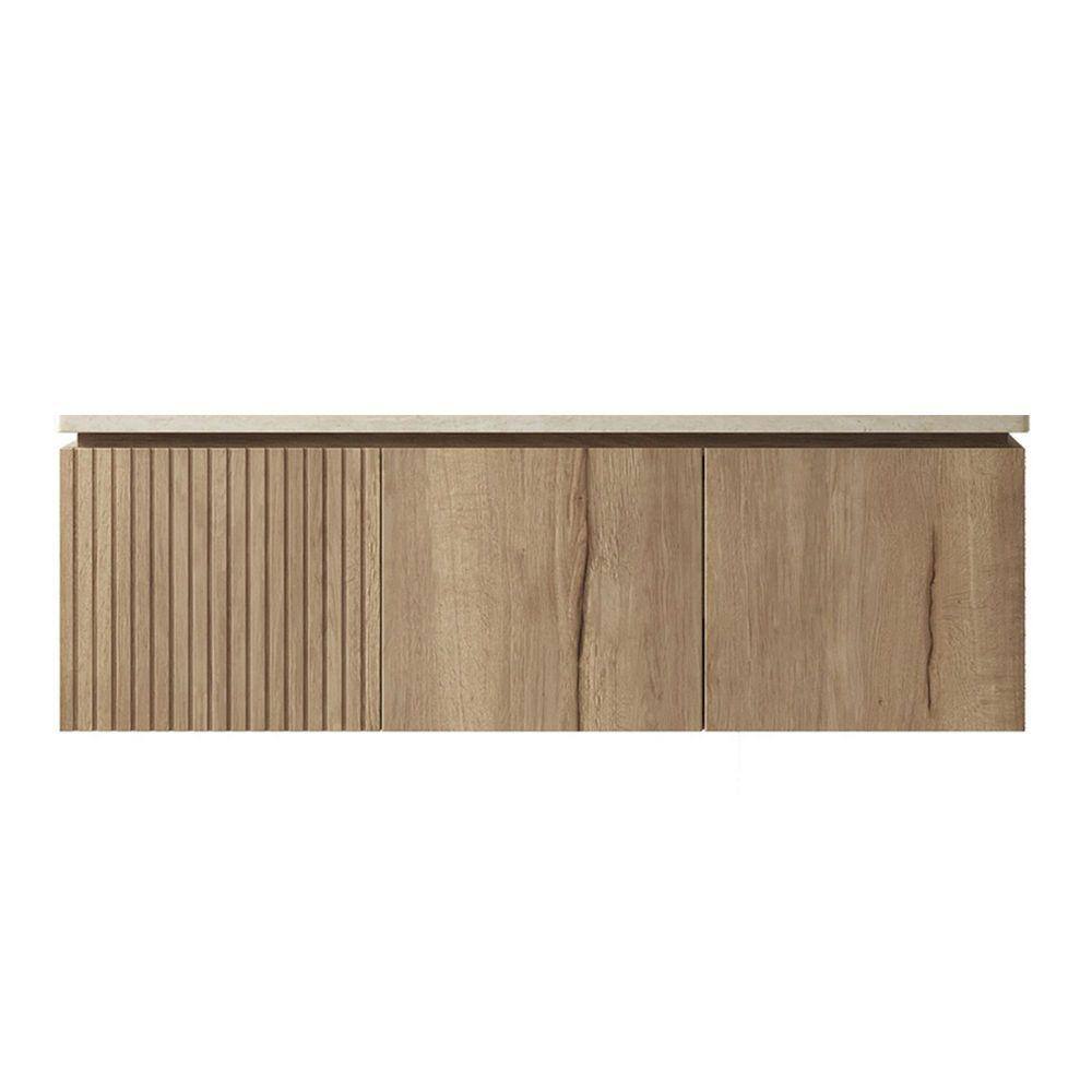 TCYO 48 in. Bath Vanity Cabinet without Top in White Oak Assembled ...