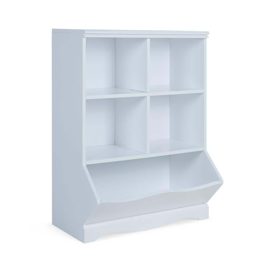 DANYA B Multi-Bin White MDF Storage Cubby Unit BQ063 - The Home Depot