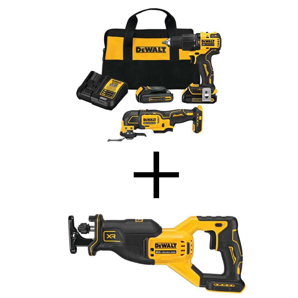 Reviews For Dewalt Atomic V Max Lithium Ion Cordless Brushless Combo