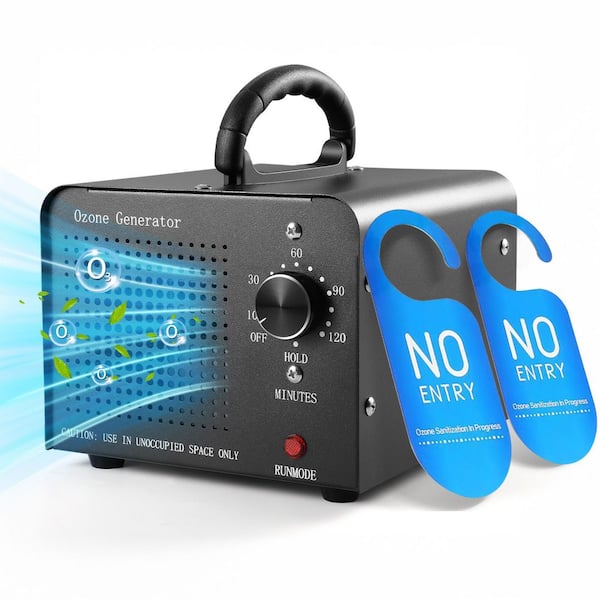 7000 sq. ft. Ion Generator/ Air Purifier Ozone Generator in Black, with 30000 mg/H High Capacity for Commercial Home