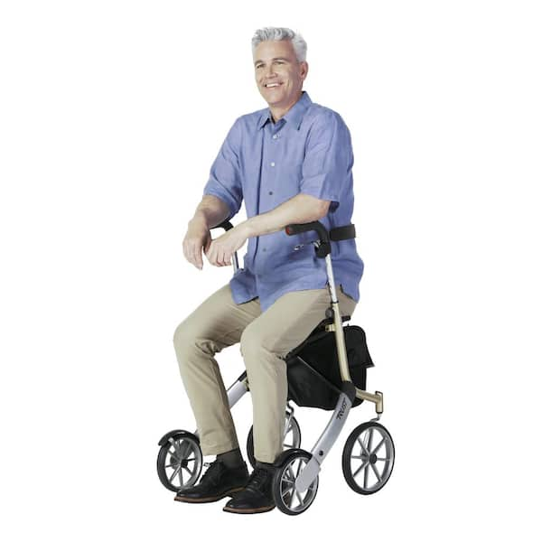 Rollatoren Walking Aid Seniors Foldable Rolator Lightweight Metal