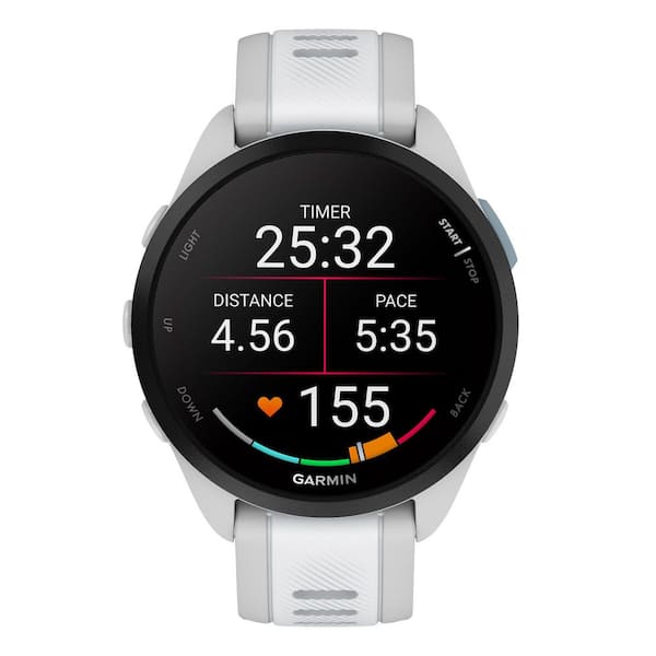 Garmin Forerunner 165 43mm Running Smartwatch in Mist Gray