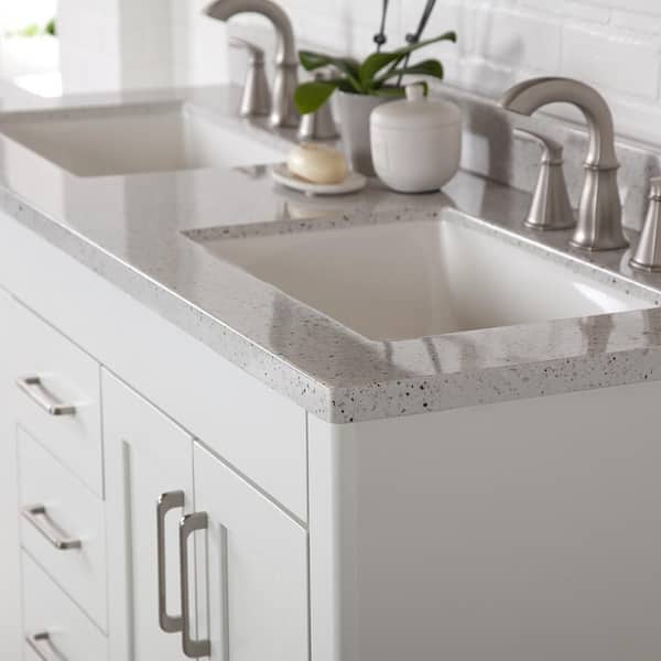61-in Dune Solid Surface Bathroom Vanity Top 61-in Dune Solid Surface Bathroom Vanity Top