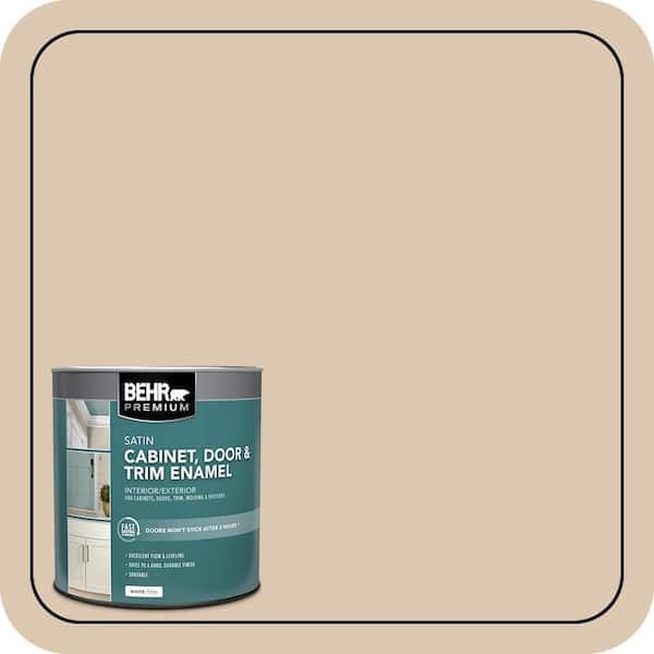 BEHR PREMIUM 1 qt. #N270-2 Lentil Satin Enamel Interior/Exterior