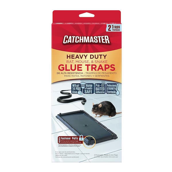 Catchmaster Heavy-Duty Rat Size Glue Traps (2-Pack) (Case of 12)