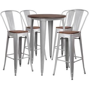 6-Piece Natural Table and Chair Set