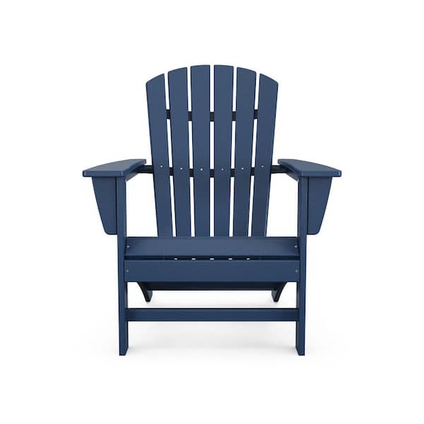 廃番 Landscape Products ／ Old Navy Chair POLYWOOD Grant Park Traditional Curveback Adirondack Chair in Navy