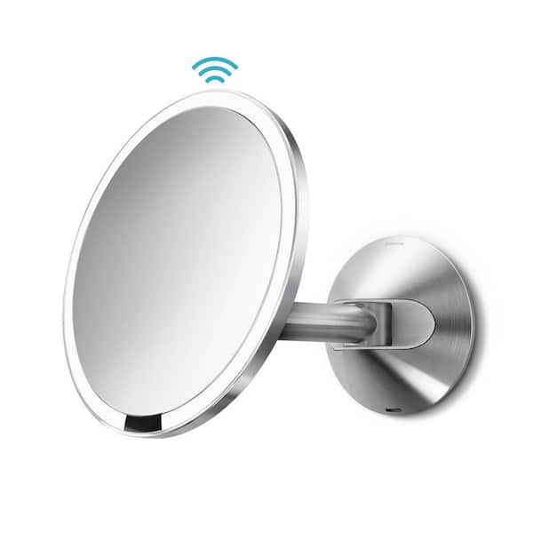 Simplehuman Wall Mount Lighted Sensor, How Do I Know When My Simplehuman Mirror Is Fully Charged