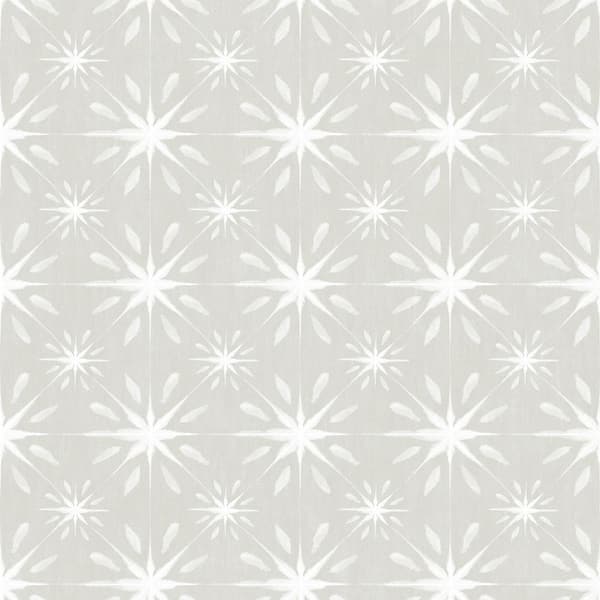 Unbranded Nordic Elements Grey Geometric Starburst Effect Matte Finish Non-Pasted Non-Woven Wallpaper Sample