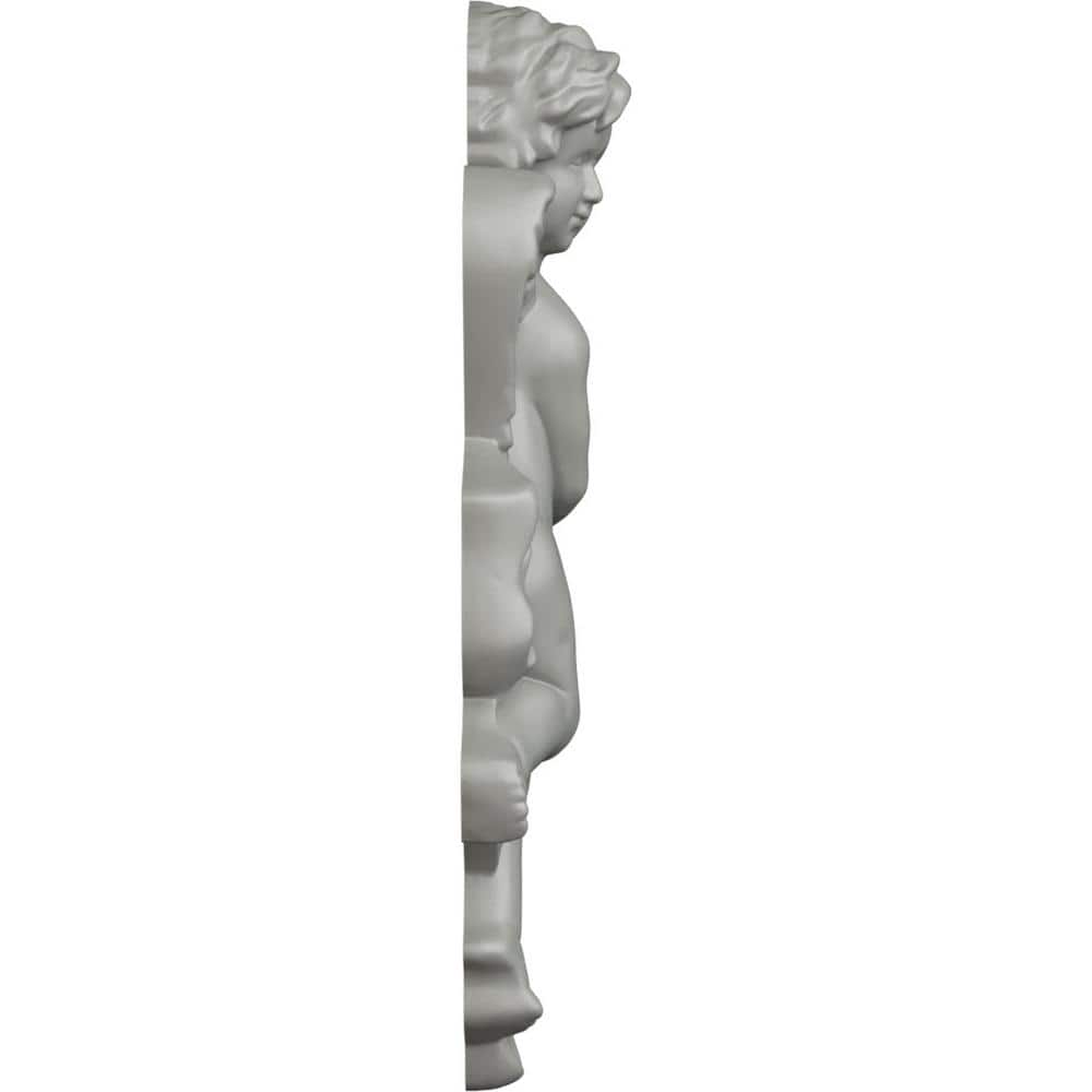 Seville Primed Polyurethane Wall Trim Onlay Scroll