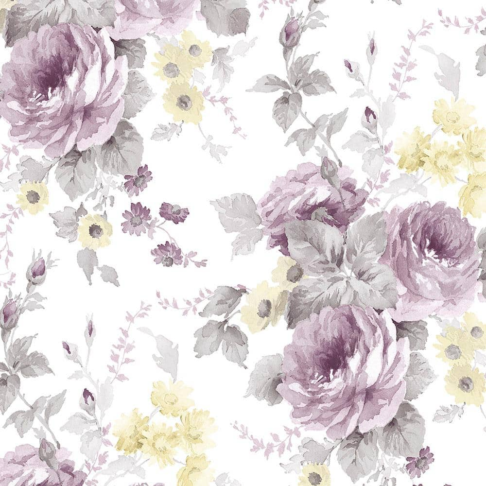 Norwall La Rosa Vinyl Roll Wallpaper (Covers 56 sq. ft.) RG35725 - The ...