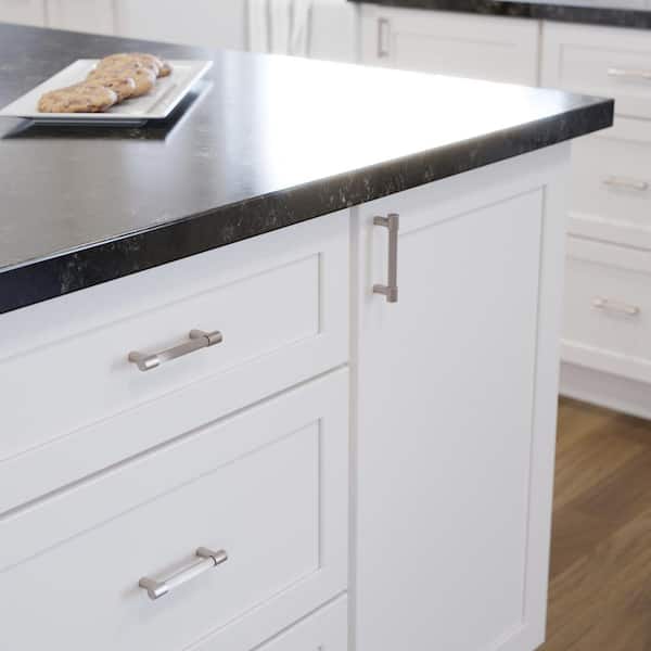 Liberty Fluted 3 in. (76 mm) Modern Satin Nickel Cabinet
