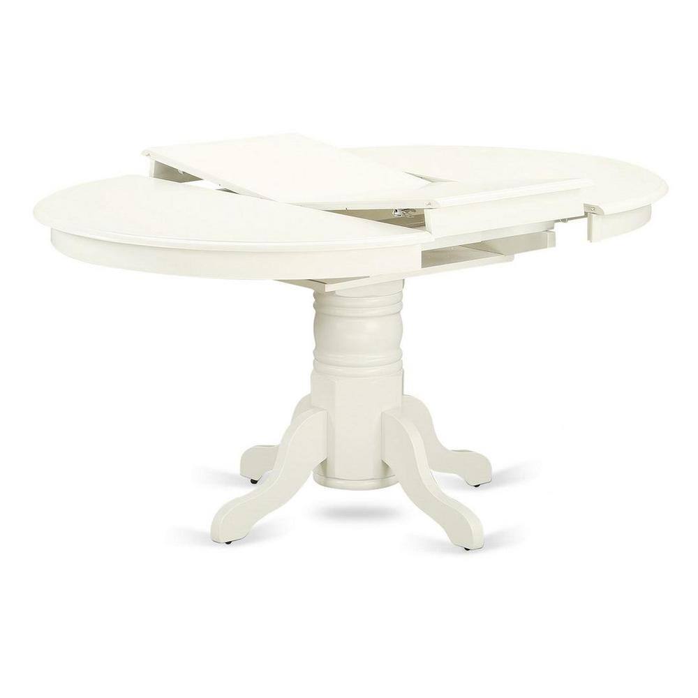 Linen White 7-Piece Wood Dining Set with High Back Chairs