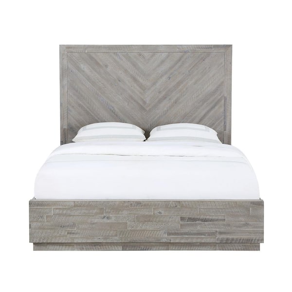 Modus Furniture Alexandra Light Wood, White Wood Bed Frame Queen With Storage