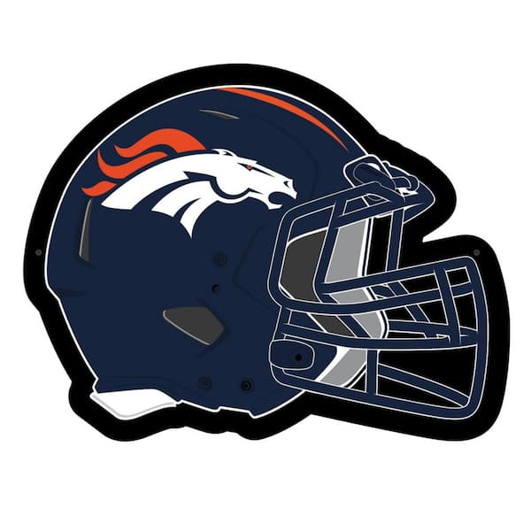 Peyton Manning Autographed Denver Broncos Chrome Mini Football Helmet -  Fanatics