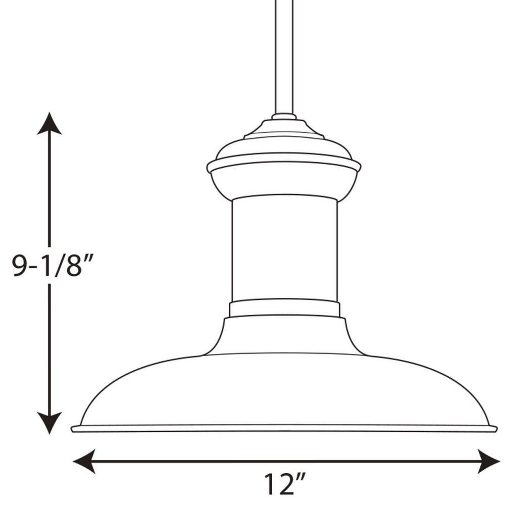 Brookside Brushed Nickel 12" LED Pendant Light
