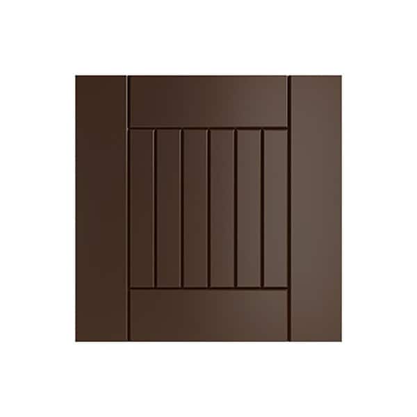 WeatherStrong Daytona 13 in. W x 0.75 in. D x 13 in. H Brown Cabinet Door Sample Dock Brown Matte