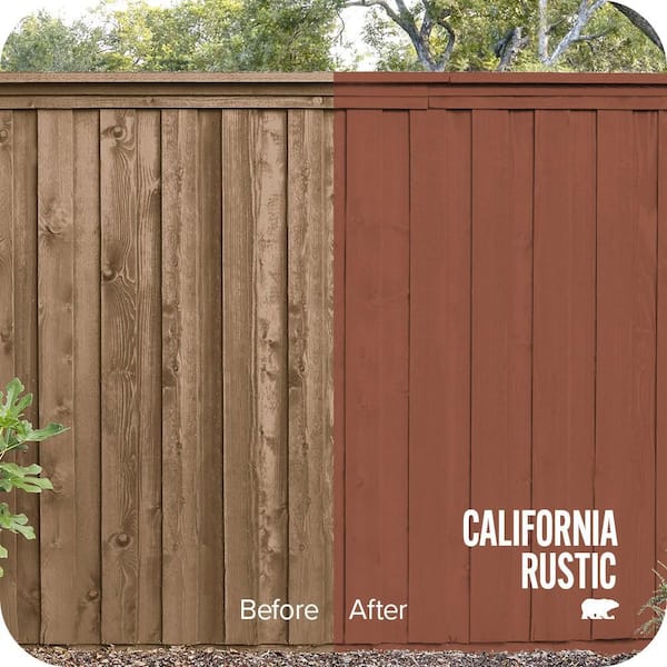 1 gal. #SC-130 California Rustic Solid Color House and Fence Exterior Wood Stain