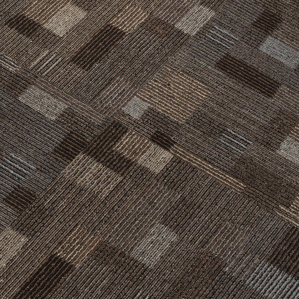 Mohawk Basics 24" x 24" Coffee Low Pile Carpet Tile