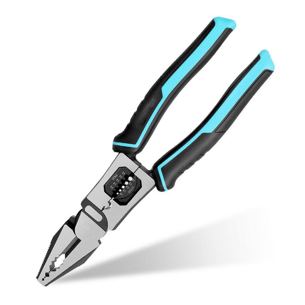 6-in-1 Multipurpose Linesman Pliers with Wire Stripper, Cutter, Crimper, Side-Cutting, Ergonomic Handle price history on PriceWatchPro