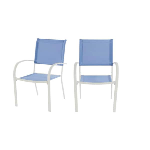 Stylewell Mix And Match Stationary, Hampton Bay Mix And Match Stackable Sling Outdoor Dining Chair In Cafe