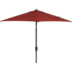 Montclair 9 ft. Market Patio Umbrella in Chili Red