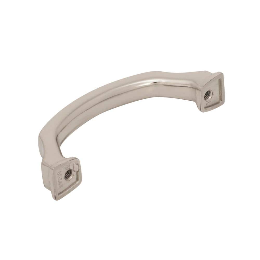 Polished Nickel 3" Traditional Cabinet Pull with Mounting Hardware