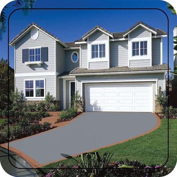 BEHR PREMIUM - 1 gal. #N490-4 Teton Blue Self-Priming 1-Part Epoxy Satin Interior/Exterior Concrete and Garage Floor Paint