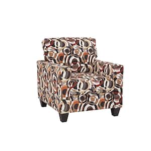 Urban Loft Series Multi Colored Upholstered Accent Chair