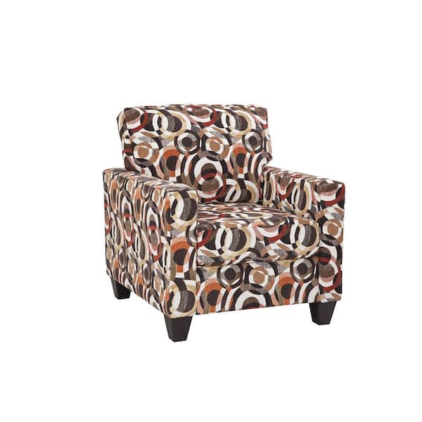 American Furniture Classics Urban Loft Series Multi Colored Upholstered Accent Chair