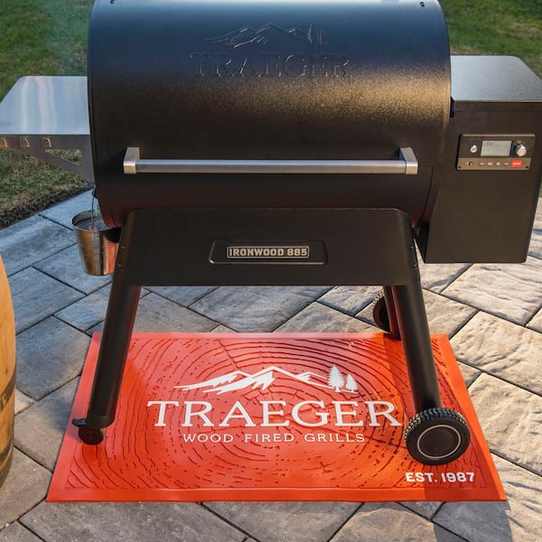 BBQ Grill Smoker Frogmat Non-Stick Small Grilling Mat Weber Traeger ANY GRILL 