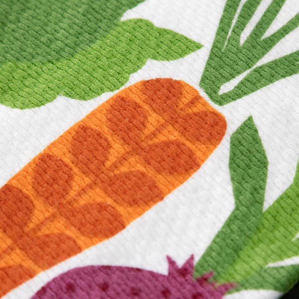 Kitchen Towel, Carrots, Handprinted Kitchen Towel, Carrot Towel — The High  Fiber