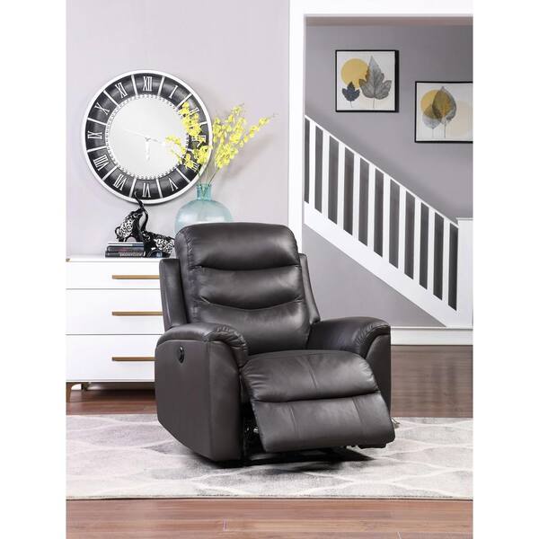 leather ergonomic recliner