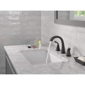 Geist 8 in. Widespread Double-Handle Bathroom Faucet in Matte Black