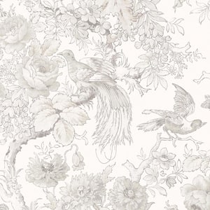 Birtle Dove Grey Removable Wallpaper