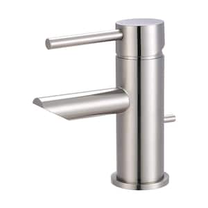 Motegi Single Hole Single-Handle Bathroom Faucet in Brushed Nickel