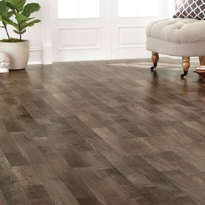 Gray Rustic Laminate Wood Flooring The Home Depot Gray Rustic Laminate Wood Flooring