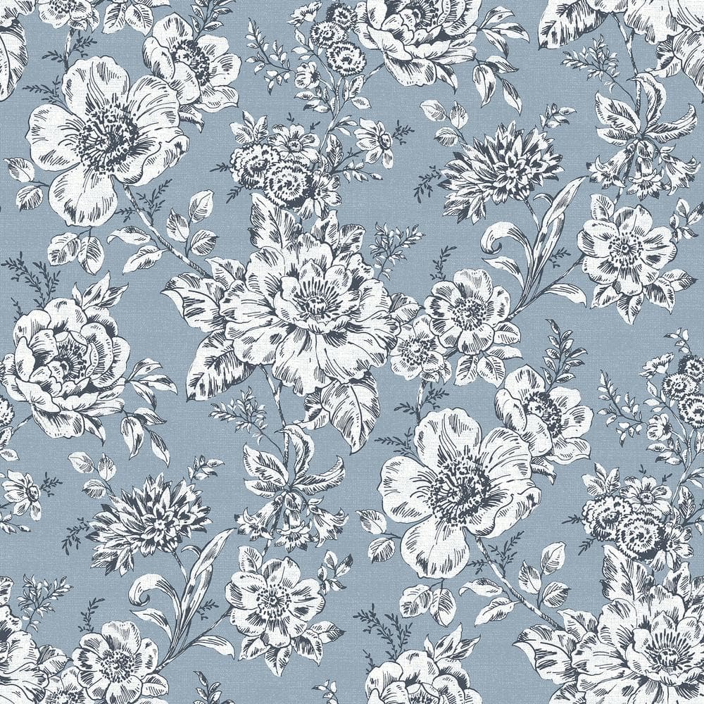 Blue Winifred Peel and Stick Wallpaper price history on PriceWatchPro